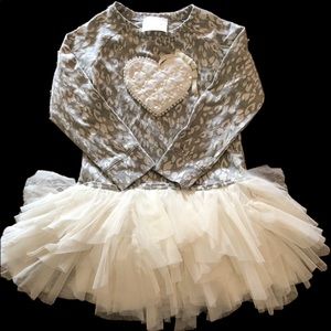 Little girls sweet heart shirt